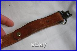 Hunter Padded Leather Rifle Sling Southwestern Stamped Design Western Hunting