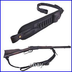 Hunting Shooting Leather Adjustable Gun Sling Strap Hunters Gifts for Men Women