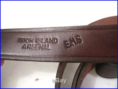 Indian War Leather Sling for 1873 Trapdoor & 1898 Krag-Jorgensen Rifle RIA Repro