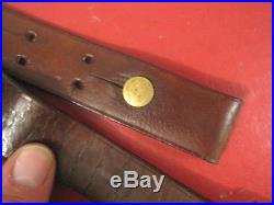 Indian War US Army Model 1873 Springfield Trapdoor Leather Rifle Sling 3rd Pat 1