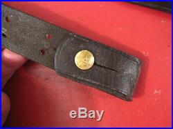 Indian War US Army Model 1873 Springfield Trapdoor Leather Rifle Sling 4th Pat 3