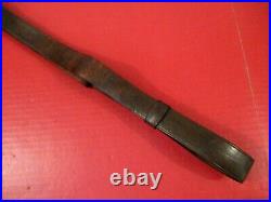 Indian War US Army Model 1873 Springfield Trapdoor Leather Rifle Sling Mrkd RIA