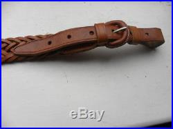 Kassnar Plaited Air Rifle Leather Sling Original Vintage Quality