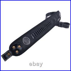 Leather Canvas Rifle/Shotgun Buttstock Recoil Pad + Sling. 30/30.308.22LR 12GA