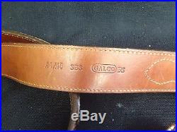 Leather Gun Set Galco Cartridge Belt G WM Davis Holster Ruger Rifle Sling