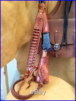 Leather Gunstock Cover, Sling, Forearm No Drill Rossi Ranchhand Henry Mares Leg