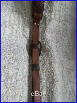 Leather Rifle Gun Sling Hand Crafted Personalized Rich Richard Shotgun Leather