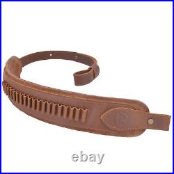 Leather Rifle Gun Sling Shooting Strap For. 30-30.308,12GA. 22LR Christmas gift