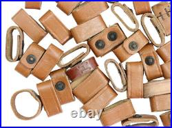 Leather Rifle Sling Band Keepers Lot of 50