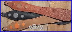 Leather Rifle Sling(s) 3 Dot Design