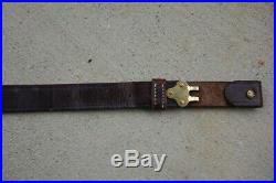 Leather Sling From Springfield Trapdoor Brass Fittings Good Shape Original