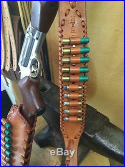 Leather gunstock Butt Stock And Sling cover shell holder Rossi circuit judge