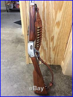 Leather handmade sling SHELL HOLDER Winchester Marlin Shotgun Etc. Ready To Ship