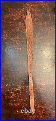 Longhorn Leather Rifle Sling 29 Adjustable & 1 Swivels #989