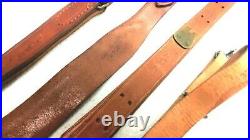 Lot Of 10 Assorted Rifle Slings, Leather