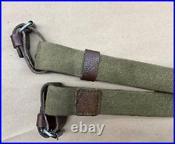 Lot Of 7 Random Rifle Slings Canvas Leather Vintage Magpul