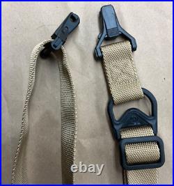 Lot Of 7 Random Rifle Slings Canvas Leather Vintage Magpul