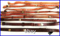 Lot of 9 Rifle Slings(HUNTER/LEVY'S/BRAUER BROS/BOYT)