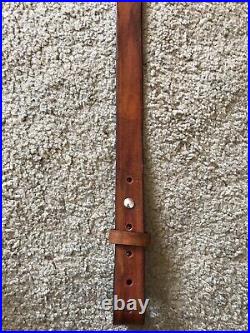 Lust For Life Custom Leather Rifle Sling Hand Tooled And Made in the USA