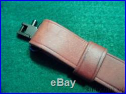 MARLIN FACTORY HORSE With RIDER LEATHER RIFLE SLING 39A 336 1894 With QD SWIVELS