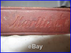 Marlin leather rifle sling 1 quick detach swivel