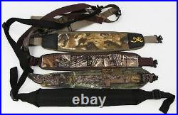 Mixed Lot of 14 Rifle Slings Leather Camo Camouflage Canvas Padded Vintage