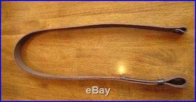 NEW LEATHER RIFLE GUN SLING 1 Wide Adjust. 36 to 42 Hand Made