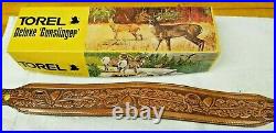 New Vintage TOREL Rifle Sling Tooled Acorn Scene #4889 Top Grain Cowhide Leather