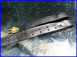 ORIGINAL USGI Military Trapdoor, Krag, or 1903 Springfield Leather Rifle Sling