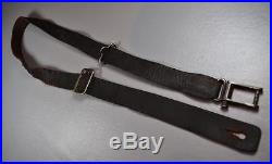 ORIGINAL WW1 GERMAN G98 MAUSER LEATHER RIFLE SLING COMPLETE