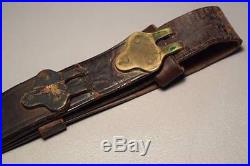 ORIGINAL WW1 US ARMY M1907 LEATHER RIFLE SLING FOR M1903 OR M1 RIFLE