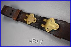 ORIGINAL WW1 US ARMY M1907 LEATHER RIFLE SLING FOR M1903 RIFLE UNMARKED
