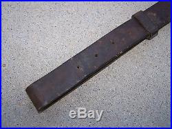 ORIGINAL WW2 Japanese LEATHER RIFLE SLING for Type 38 or Type 99 Rifle