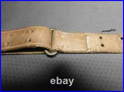 Orig WW1-WW2 Model 1907 leather rifle sling. G&K. 1918 dated