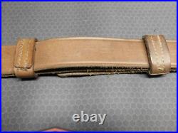 Orig WW1-WW2 Model 1907 leather rifle sling. H&P. 1918 dated. Prob unissued