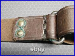 Orig WW1-WW2 Model 1907 leather rifle sling. W-S 1918