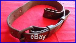 Original Japanese type 99 rifle leather sling