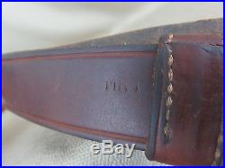 Original M1 Garand Rifle Sling Leather 1903 Springfield Strap WWII / WW2 Vietnam