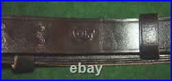 Original Vintage COLT Black Leather Rifle Sling excellent