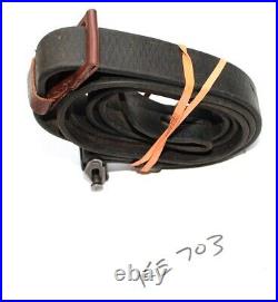 Original WWII K98 Mauser Rifle Leather Sling #703
