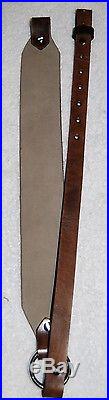 Personalized Rifle Thumbring Sling, Gun Strap, MADE IN USA & 100% USA LEATHER