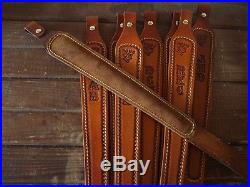 Pre-Order PADDED Custom personalized WITH YOUR NAME Leather Rifle Sling