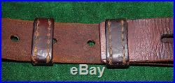 RARE ORIGINAL WWII Japanese Type 99 Leather Rifle Sling Complete