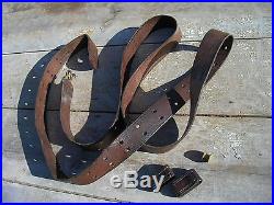 RIA US ARMY TRAPDOOR SPRINGFIELD KRAG RIFLE LEATHER SLING ORIGINAL COMPLETE