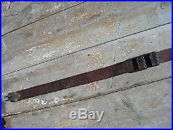 RIA US ARMY TRAPDOOR SPRINGFIELD KRAG RIFLE LEATHER SLING ORIGINAL COMPLETE