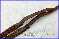 Rare Early SVT 40 All Leather Sling, Original Military Surplus, Tokarev Rifle