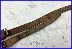 Rare Early SVT 40 All Leather Sling, Original Military Surplus, Tokarev Rifle
