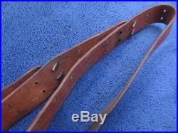 Rare Ww2 Original Us Military Springfield Rifle Leather Sling Boyt 1943