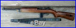 Rare -vtg Tex Shoemaker, Black, Us M1 Garand Rifle Leather Carry Sling