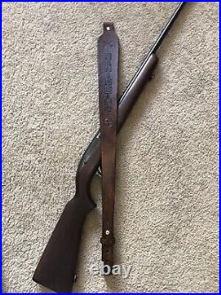Remington Custom Leather Rifle Sling Hand Tooled And Made in the USA
